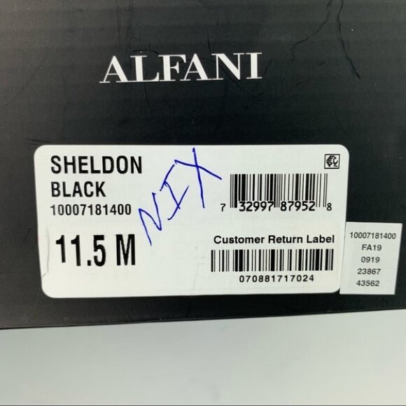 Alfani Men's Sheldon Moc-Toe Oxfords,Men's Shoes - Picture 12 of 13